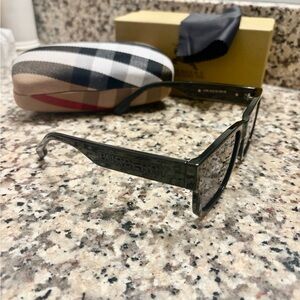 Burberry Men's Gray Glasses